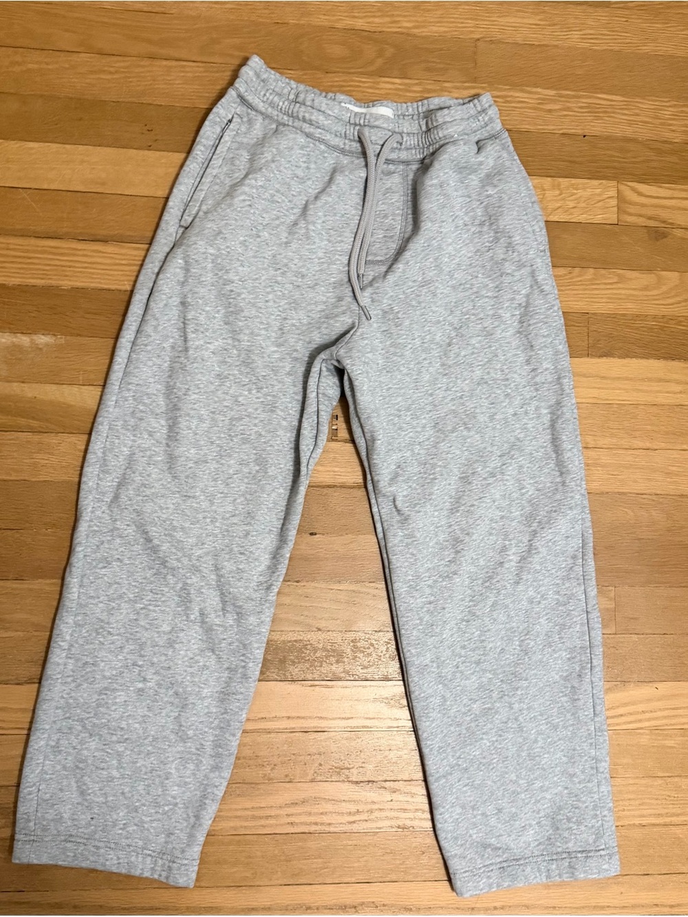 Hollister Men's Heather Gray Drawstring Joggers